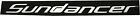 SEA RAY SUNDANCER Boat Emblem Logo Badge 3D Letters 24.25" Long (Chrome)