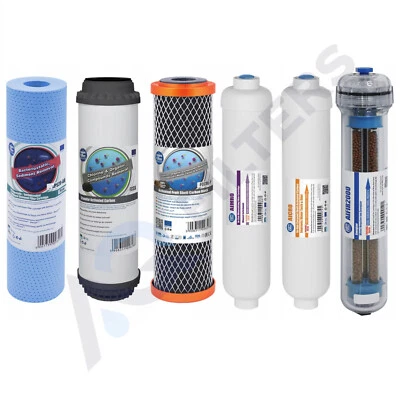 Aquafilter Replacement Filters for 7 Stage Reverse Osmosis 12 Months Service - Image 1 of 2