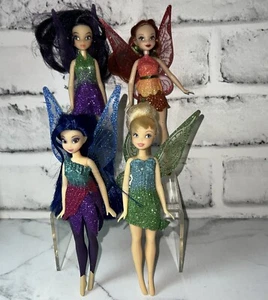Disney Store Fairies Tinker Bell Pirate Fairy Set INCOMPLETE RARE Tinker Bell 6" - Afbeelding 1 van 24