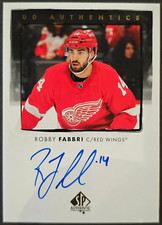 Robby Fabbri UD Authentics Autograph - 2022/23 SP Authentic