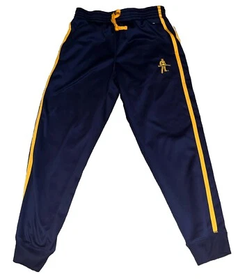 West Virginia University WVU Blue Yellow Champion Sweat Pant Athletic Medium - Image 1 of 4