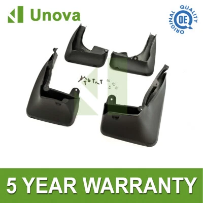 Juego de 4 aletas de barro a medida para BMW Serie 1 120i E87 2007-2011 Unova Foto 1 de 4