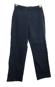 Tommy Hilfiger Hose Größe 6 dunkelblau Freizeit 4 Taschen vorne flach Gürtelschlaufen Logo - Bild 1 von 8