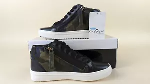 Aqua College Guliette Sneakers Women 5.5 M Black Camo Waterproof Shoes $115 NWB - Picture 1 of 12