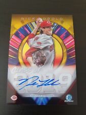 Nick Lodolo 2019 Bowman Chrome Baseball Autograph Card /50 Gold MLB