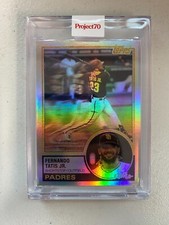 2021 TOPPS Project 70 Fernando Tatis Jr #548 Rainbow Foil Padres /70