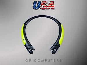 LG Tone Active HBS-850 Lime Green Headphones Headset Bluetooth NO STABILIZERS - Picture 1 of 2