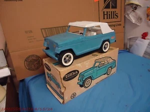 1970 Blue Tonka Jeepster Convertible Sedan No. 2245 With Box Nice!!! - Picture 1 of 10