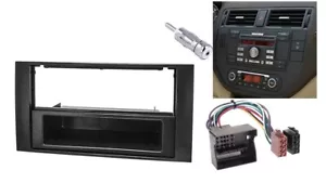 kit MARCO RADIO DIN FORD FIESTA FOCUS FUSION GALAXY KUGA CMAX S-MAX TRANSIT negr - Imagen 1 de 7