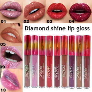 Lápiz labial líquido hidratante brillo labial brillo diamante larga duración ⊿ - Imagen 1 de 20