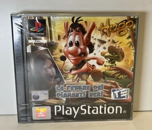 HUGO LA FEBBRE DEI DIAMANTI NERI SONY PS1 NEW FACTORY SEALED PAL 2001 - Picture 1 of 11