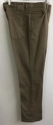 Zegna Men’s Brownish Denim 5 Pocket Jean Cotton+ Tapered Leg Size 35slim Fit - Image 1 of 4