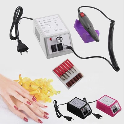 Elektrisch Nagelfräser Profi 30000U/M Pediküre Maniküre Nagel Fräser Nailart Set - Bild 1 von 4