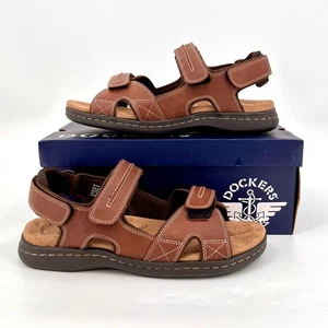 Dockers Newpage River Sandals Size 10W Rust Brown Open Toe Summer Casual - Picture 1 of 14