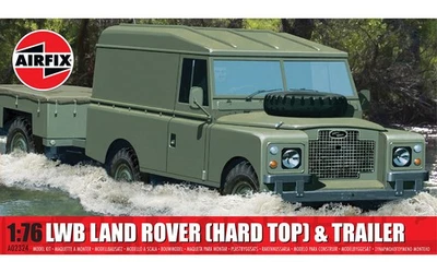 LWB Land Rover (Hard Top) & Trailer - Airfix A02324 skala 1/76 - Immagine 1 di 4