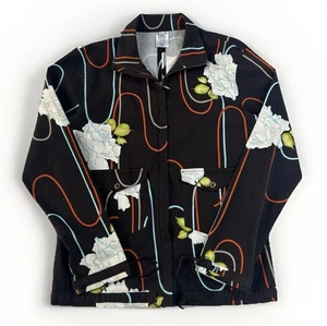 Vintage Patagonia Jacke Damen XL Water Girl Floral braun Full Zip leicht - Bild 1 von 18