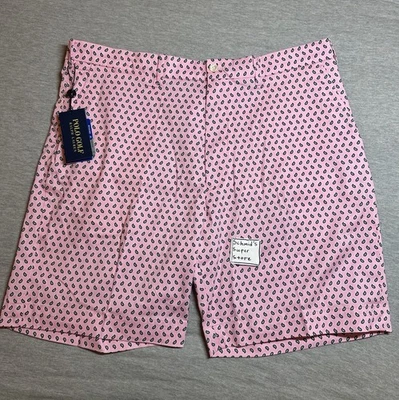 Polo Golf Ralph Lauren Para Hombre 38 Rosa Paisley Calce Clásico Rendimiento Absorbente Nuevo Con Etiquetas Foto 1 de 4