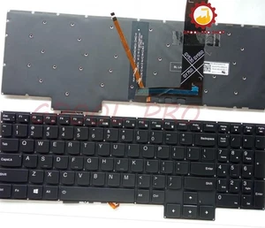 For Lenovo Legion 5-15ARH05H 5-15IMH05 5-15IMH05H US White Backlit Keyboard - Afbeelding 1 van 1