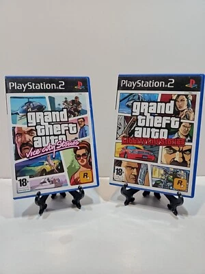Grand Theft Auto Vice City Stories & Liberty City Stories Set PS2 CIB - Tested - Image 1 of 4