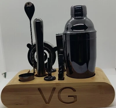 VG Mixology 10 Piece Bartending Kit Black - Image 1 of 4