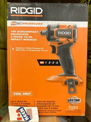 AiWaWa CA, RIDGID 18V Li-Lon Cordless Sub-Compact 1/2" Impact Wrench (Bare Tool) - Image 1 of 4