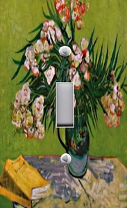 Light Switch Plate & Outlet Covers VAN GOGH STILL LIFE OLEANDER - Picture 1 of 26