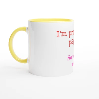 Taza de cerámica blanca 11 oz con color interior Foto 1 de 4