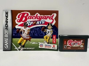 Backyard Sports: Football 2007 (Nintendo Game Boy Advance, 2006) Game & Manual - Picture 1 of 2