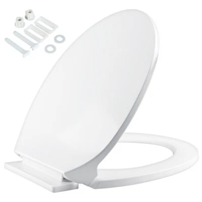 WC Sitz Toilettensitz Toilettendeckel Klodeckel mit Absenkautomatik Klobrille DE - Bild 1 von 4