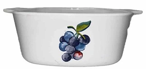 Corning Ware Traube Cluster Kasserolle Backform 9" x 7" Obst Dekor Vintage 1 Quart - Bild 1 von 2