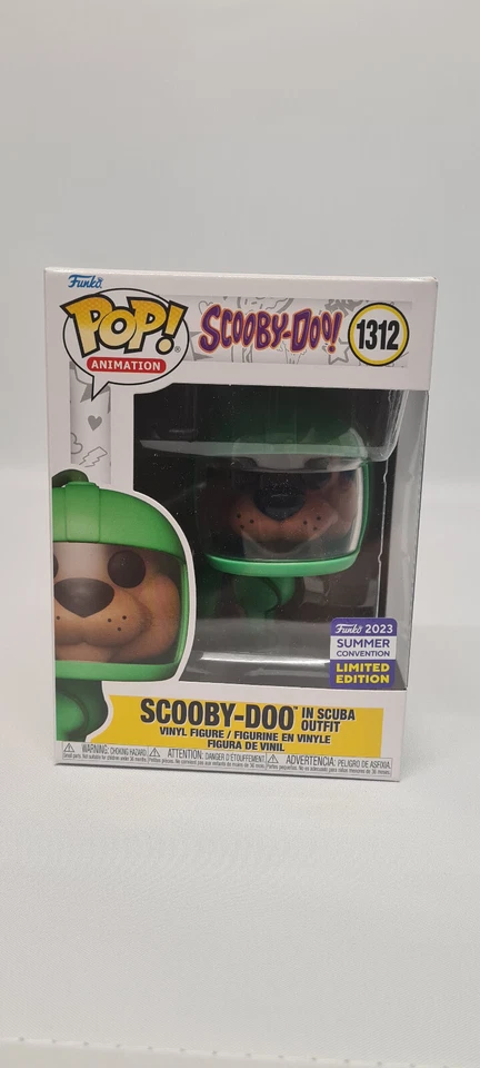 Funko POP! Animation 1312 Scooby-Doo in Scuba Outfit Summer Convention 2023 LE - Bild 1 von 1