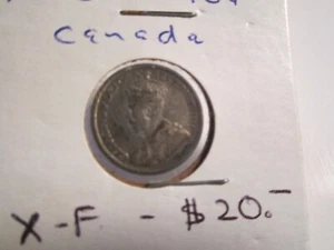 RARE COINS 1920 CANADA 10 CENT COIN 1915 10 CENT 1944 PHILIP. 1979 DOLLAR BBA-45 - Picture 1 of 8