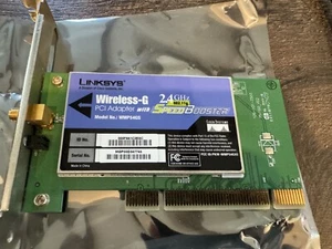 Linksys Wireless-G PCI Adapter with SpeedBooster WMP54GS - Photo 1/4