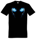 MARK II ARMOR EYES T-SHIRT - Tony Stark Iron Arc Reactor Sign III 3  Man T-Shirt