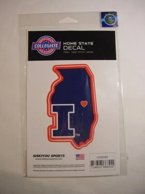 NEW - SISKIYOU SPORT HOME STATE DECAL - UNIVERSITY OF ILLINOIS - Image 1 of 2