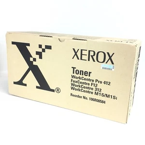 106R00584 Genuine Xerox WorkCentre Pro 412 M15/M15i FaxCentre F12 Black Toner - Picture 1 of 9
