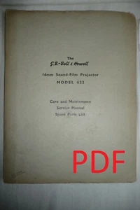 Instructions sound film projector BELL & HOWELL 622 16mm on CD - Picture 1 of 3