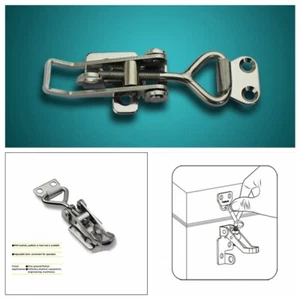 Toggle Latch Lockable Over Centre 304 Stainless Steel For Toolbox Fastener Lock - Picture 1 of 6