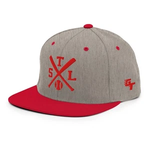 St. Louis Baseball Bats Retro Cardinal Snapback Hat Baseball Cap - Picture 1 of 11