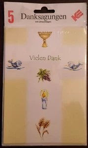 Danksagungen zur Kommunion 5er Set - Bild 1 von 1