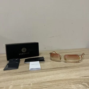 Versace Sunglasses Mod.N86/H Women’s Vintage Sunglasses Meduza Frame 90s - Picture 1 of 20