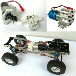 WPL 4WD 6WD RC Auto Crawler Metal Transfer Case Box con Motor Griferías Accesorios - Imagen 1 de 14