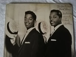 "Firmado a mano Clark Brothers Foto teatro escenario grifo baile entretenimiento 10""x8" - Imagen 1 de 5