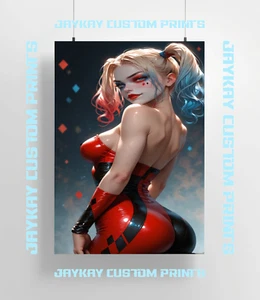 Sexy Harley Quinn Joker Batman DC Universe Comics Poster Print - No Frame - Picture 1 of 3