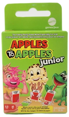 ¡NUEVO! Juego de Cartas Manzanas a Manzanas Junior para Niños Adultos Divertido Fiesta Mini Juego de Viaje Foto 1 de 3