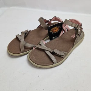 Regatta Great Outdoors Brown Pink Santa Cruz Walking Comfort Sandals UK Size 8 - Picture 1 of 9