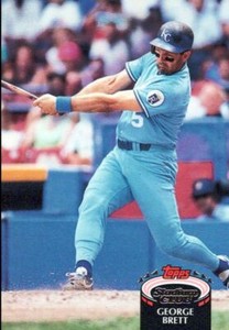 1992 Stadium Club George Brett Kansas City Royals #150