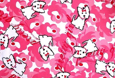 POR*MÁSCARAS NAVIDEÑAS*CACHORRO PEQUEÑO/NIÑA BONITA/TELA DE FRANELA DE ALGODÓN ROSA INTENSO 42X36 Foto 1 de 2