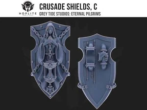 Crusade Shields, C (x10) | Grey Tide Studios | Eternal Pilgrims | Par de conversión - Imagen 1 de 10