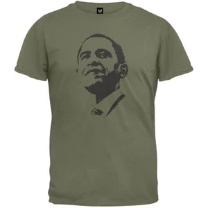 Obama - Silhouette Adult Mens T-Shirt - Picture 1 of 1